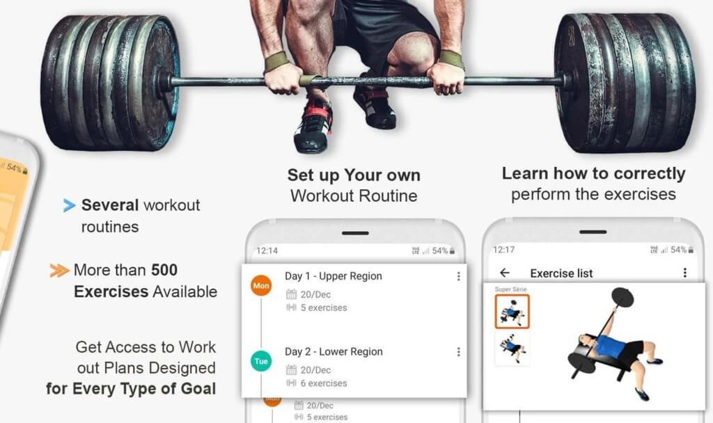 Gym WP показывает все показатели вашего тела