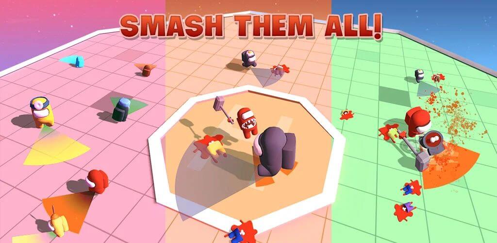 Геймплей в игре Imposter Smashers