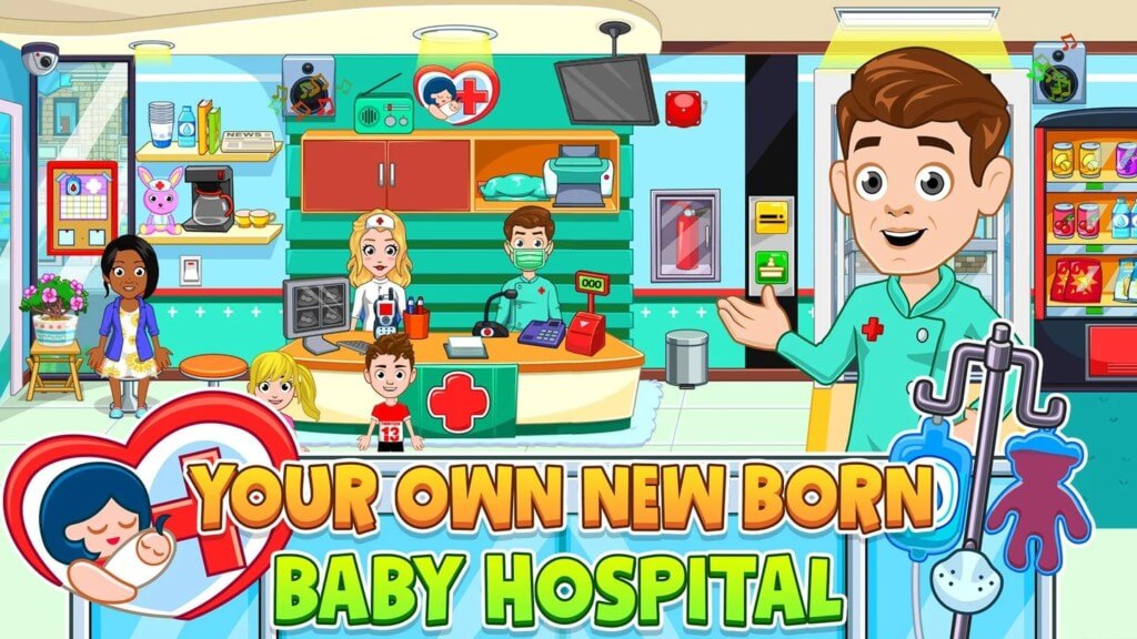 Подробнее об игре My City : Newborn baby