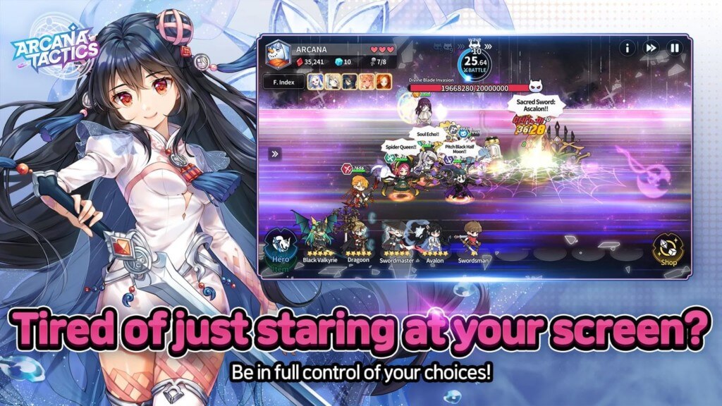 Arcana Tactics - множество режимов на выбор