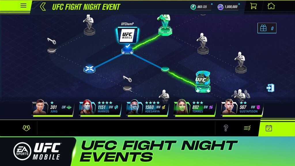 Графика и звук в игре EA SPORTS UFC Mobile 2