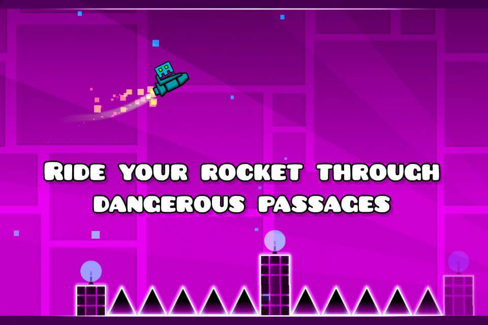 Geometry Dash Lite - множество уникальных уровней