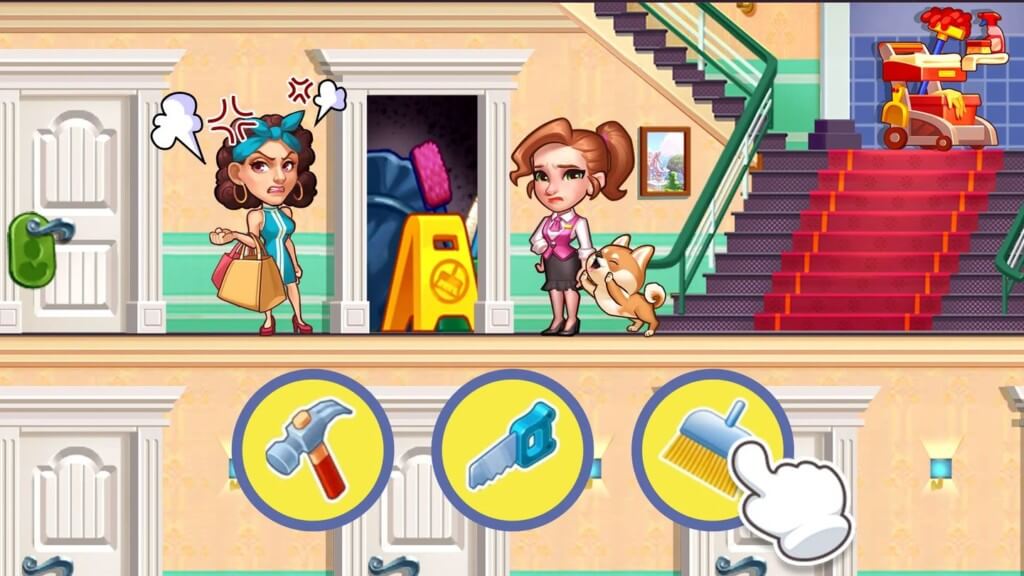 Совершенствуйте свои дизайнерские навыки в игре Hotel Frenzy