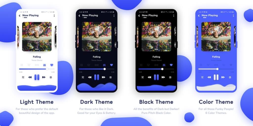 Nyx Music Player - бесплатное приложение для музыкального плеера без рекламы
