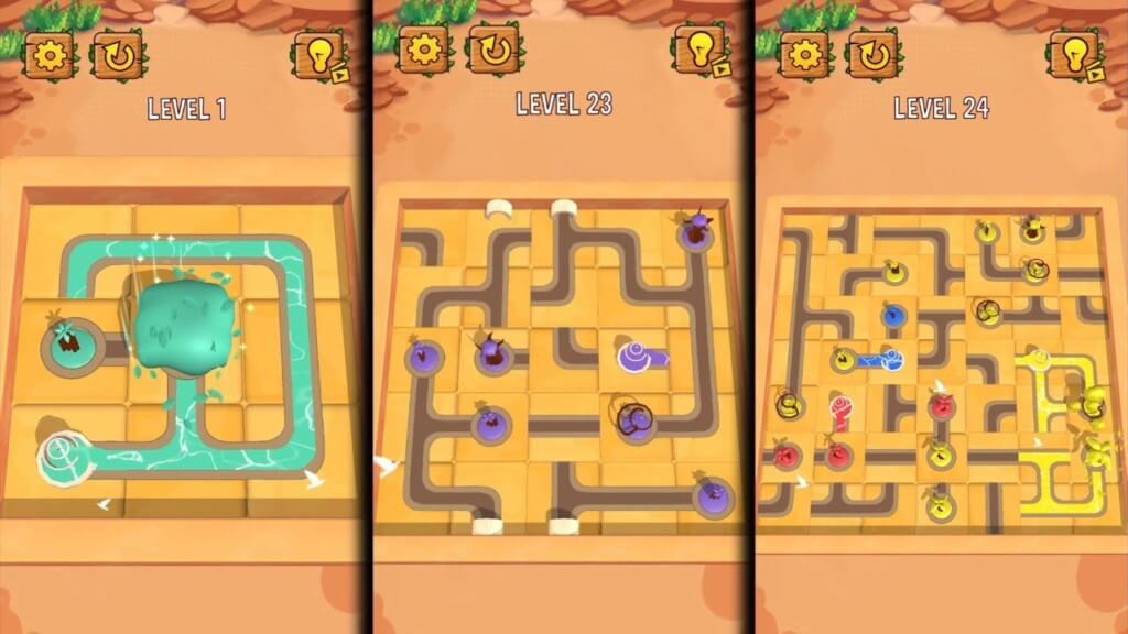 Water Connect Puzzle - увлекательный и уникальный игровой процесс