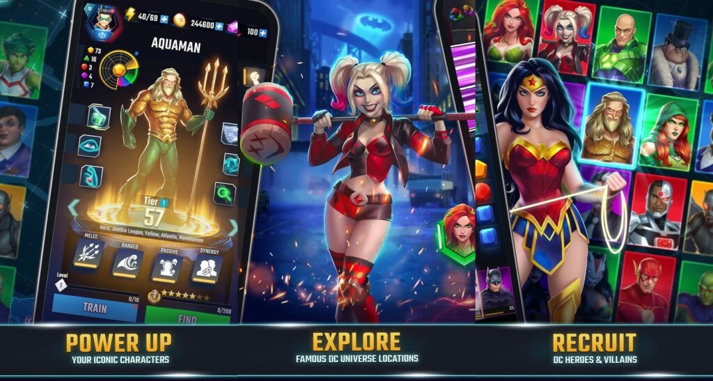 Про сюжет в игре DC Heroes & Villains