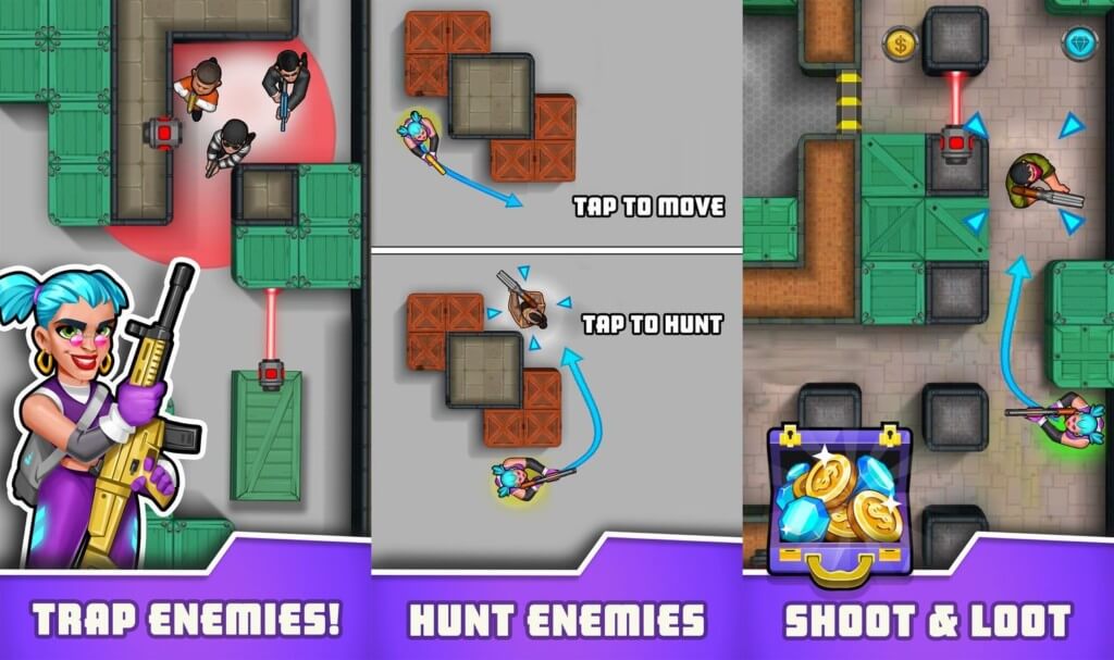 Hunter Assassin 2 - сотни увлекательных миссий