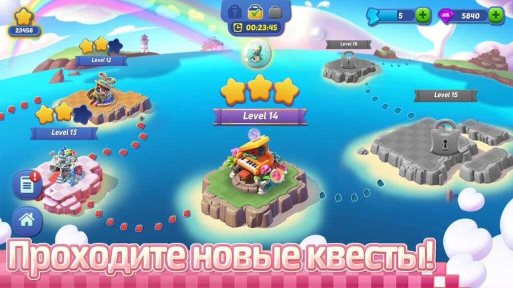 Про графику и звук в игре Mergical