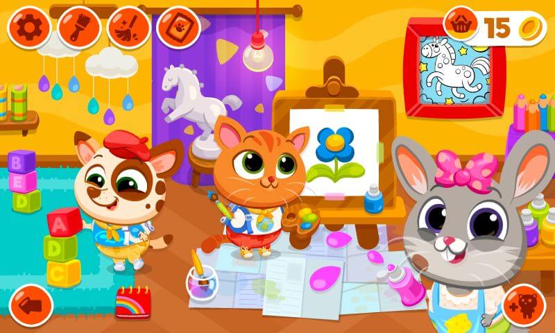 Bubbu School - большое количество развлекательных и развивающих игр