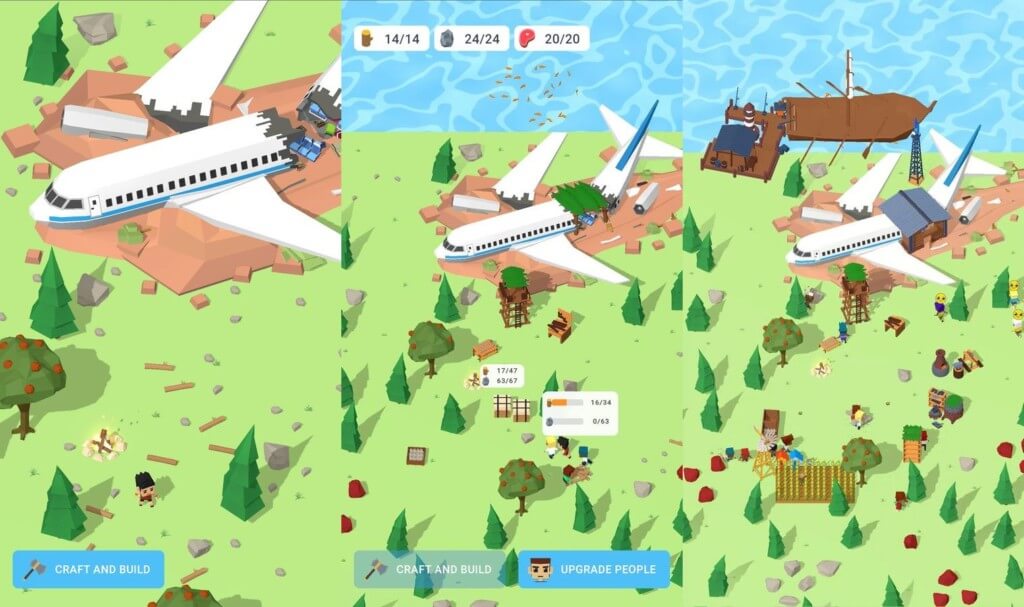Необитаемый остров - большие возможности в игре Isle Builder