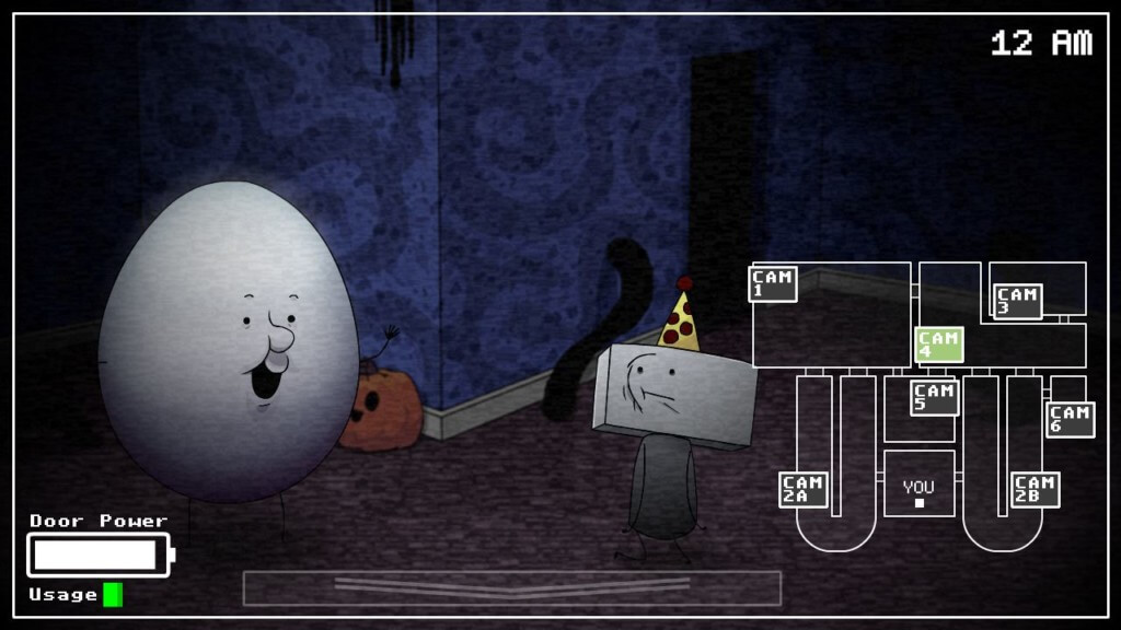 Много интересных спрятанных пасхальных яиц в игре One Night at Flumptys