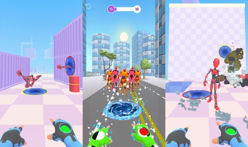 Применяйте логику и смекалку в игре Portal Hero 3D