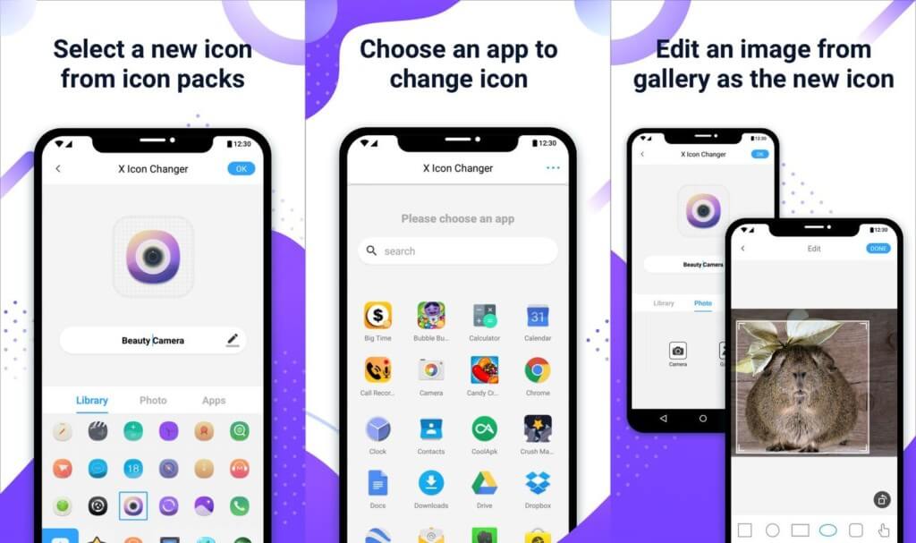 X Icon Changer - разнообразие стилей