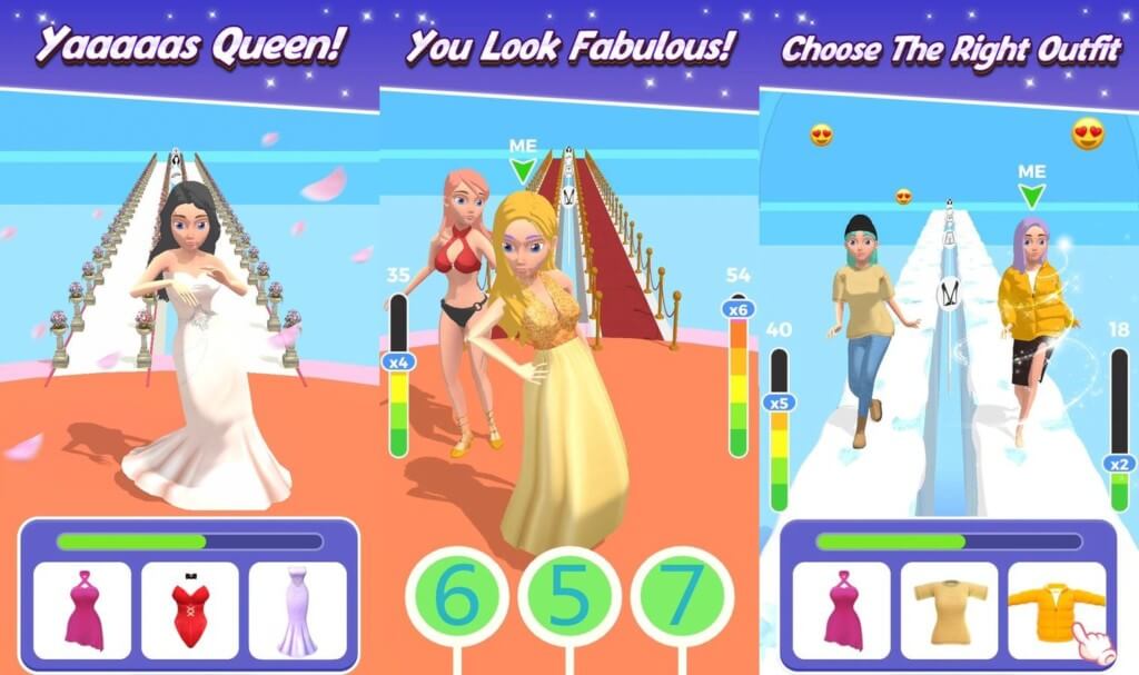 Более сотни увлекательных уровней в игре Catwalk Beauty