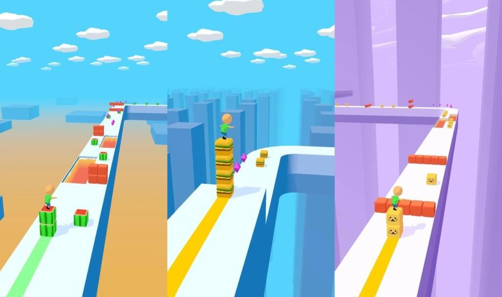 Cube Surfer! - собирай кубики и двигайся