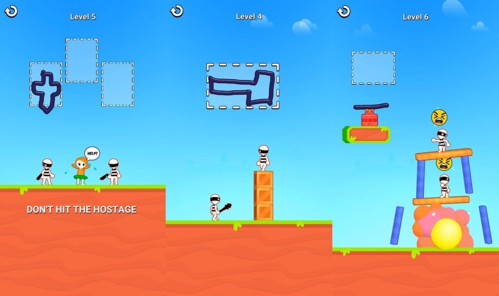 Draw Hero 3D - захватывающий геймплей