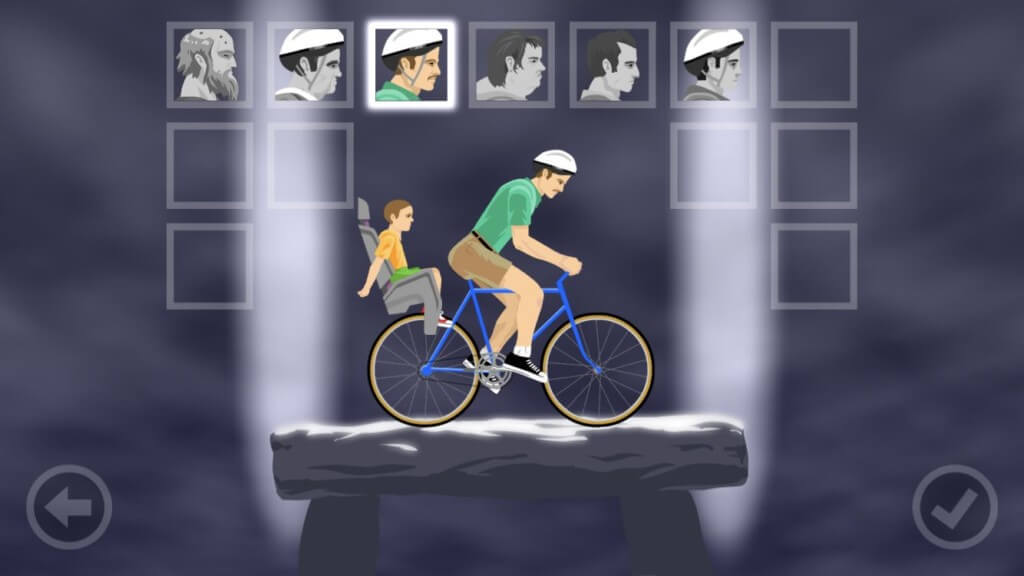 Исследуйте более 60 яростных уровней в игре Happy Wheels