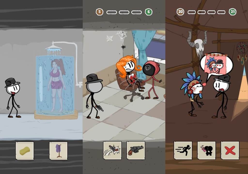 Stickman Escape: Choice Story - смешные истории