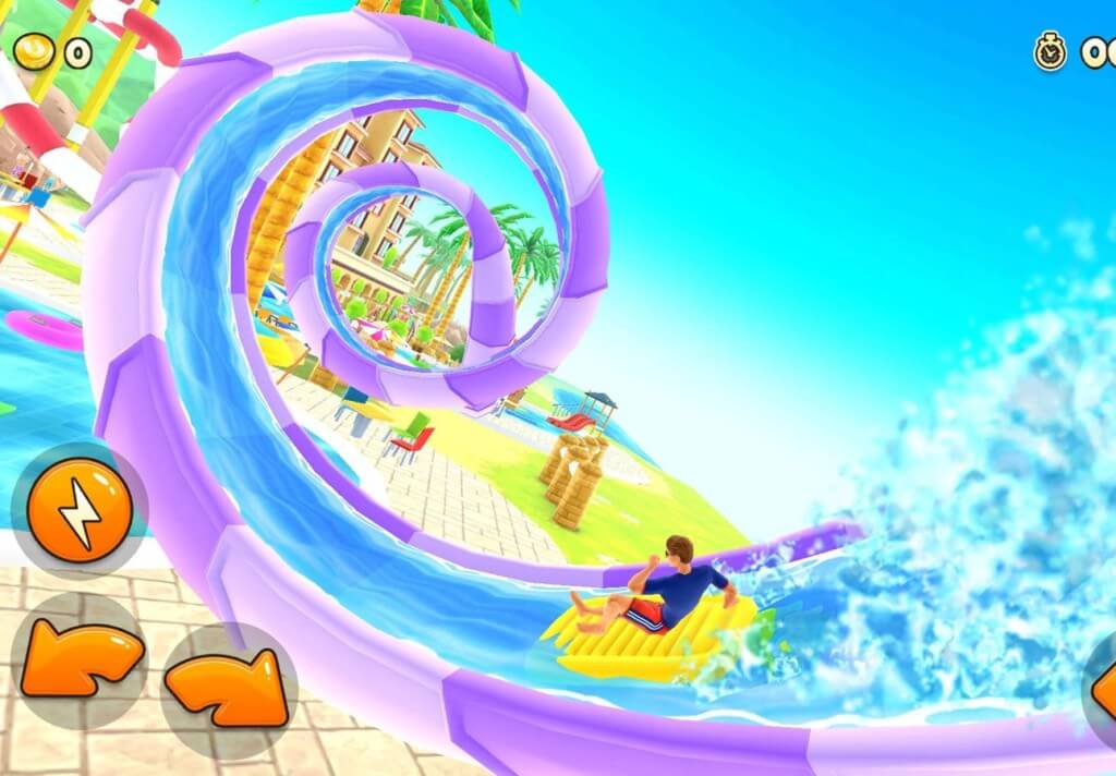 Графика и звук в Uphill Rush Water Park Racing