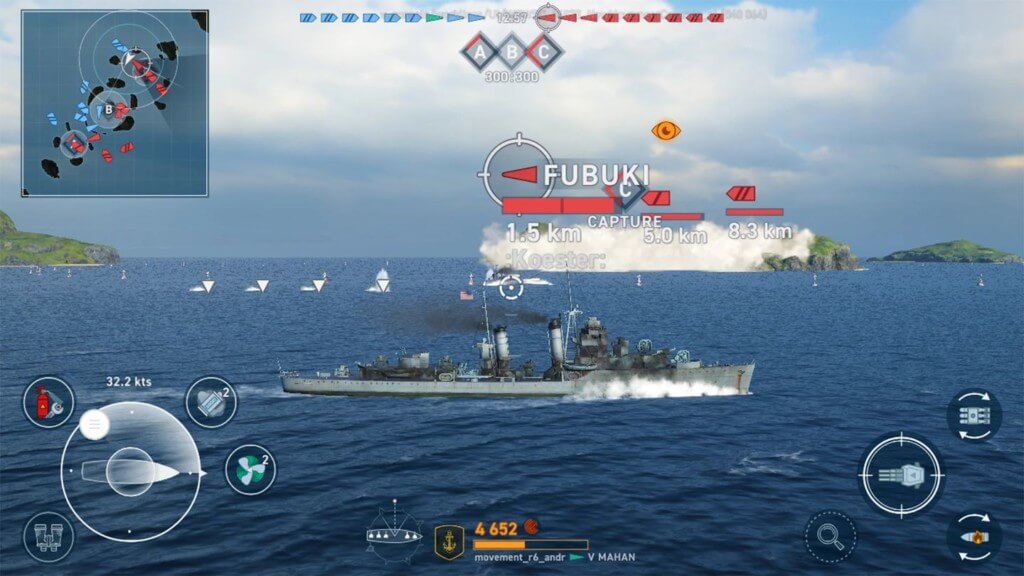 Механика игры World of Warships: Legends