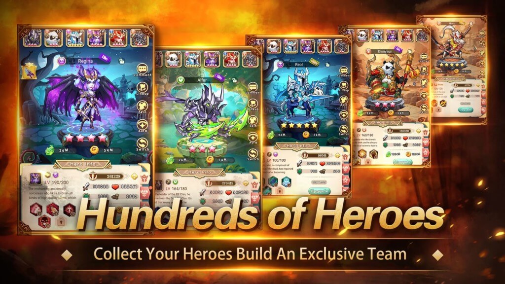 Brave Dungeon: Immortal Legend - бой в автоматическом режиме