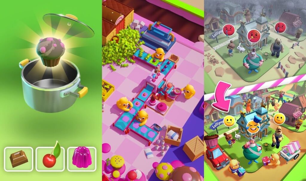 Построй свою фабрику в игре Candy, Inc.