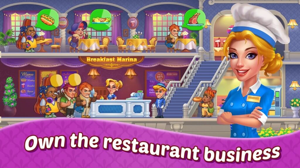Dream Restaurant - много сложных уровней
