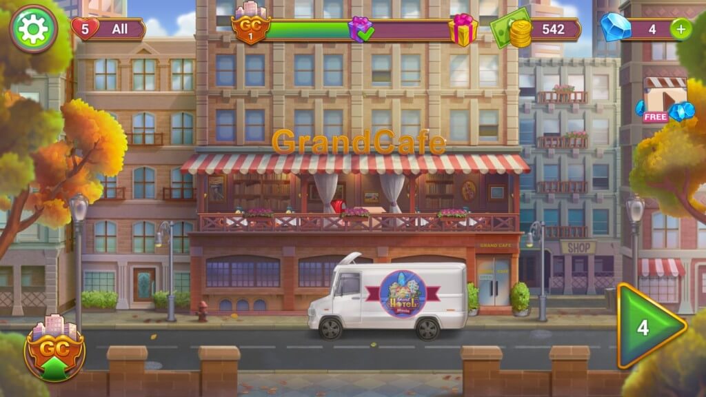 Grand Cafe Mania - открывайте свои кафе по всему миру