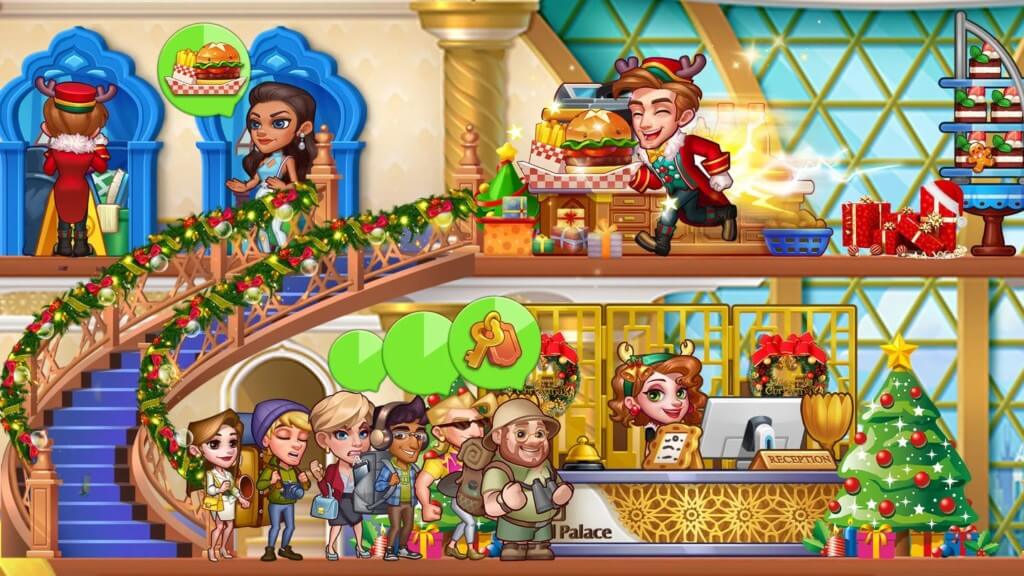 Обслуживайте своих клиентов в игре Hotel Craze