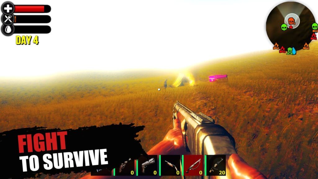 Just Survive FPS - один против животных и зомби