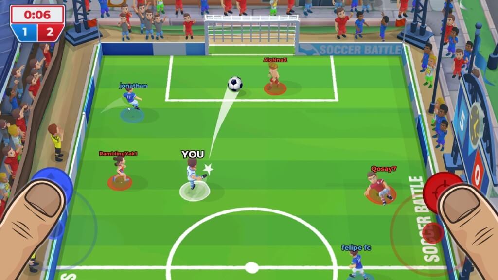 Футбольная битва (Soccer Battle) - только реальные противники
