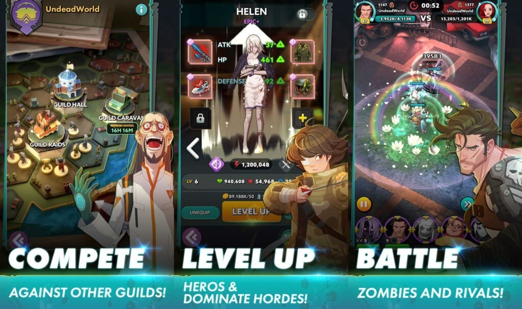 Разблокировать всех героев в игре Undead World: Hero Survival