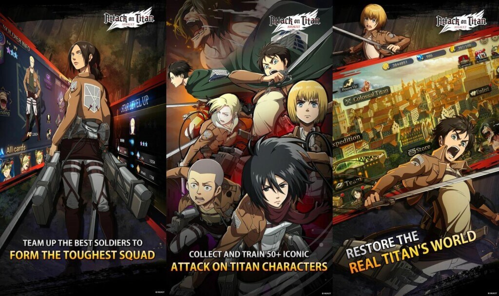 Про сюжет в игре Attack on Titan: Assault