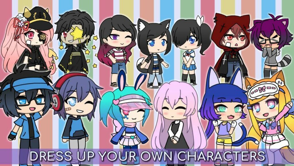 Gacha Life - используйте множество возможностей для создания своего персонажа