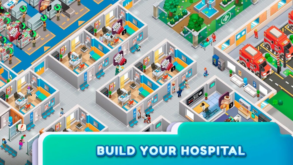 Нанимайте персонал в игре Hospital Empire Tycoon