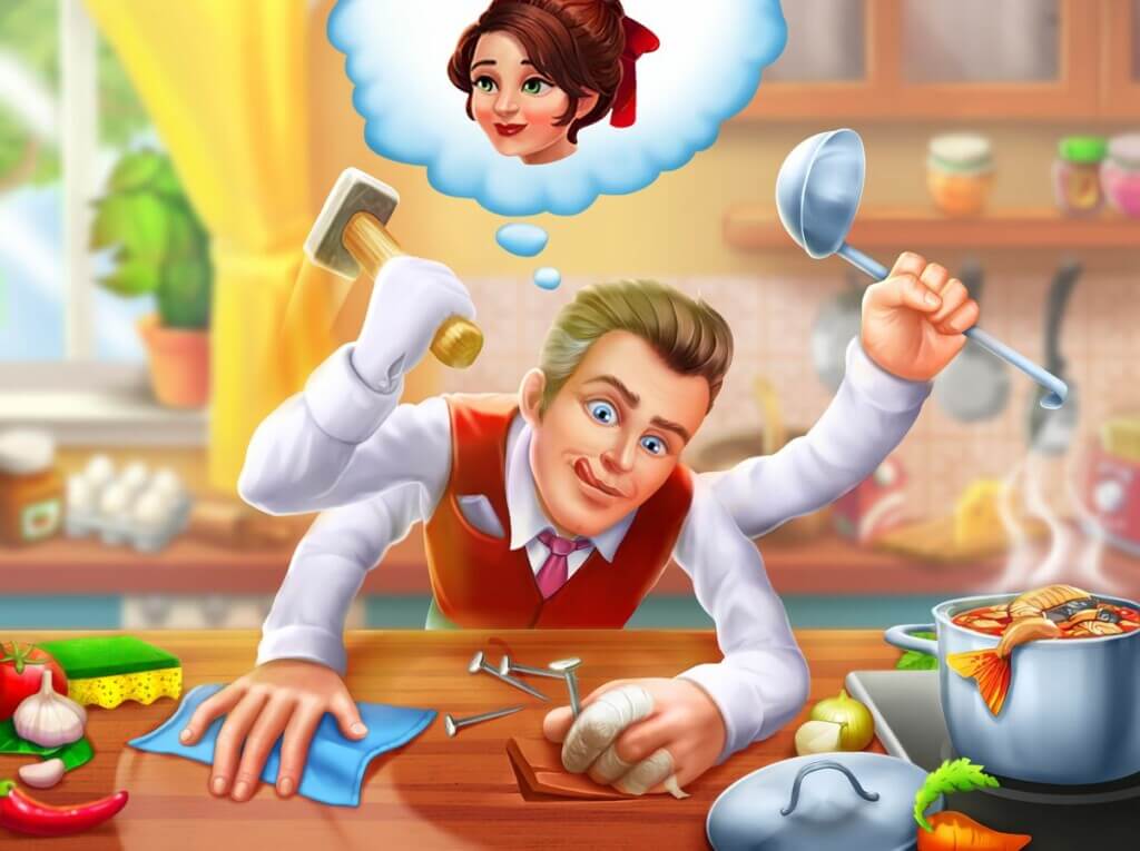 Наслаждайтесь сотнями сложных уровней в игре Hotel Blast