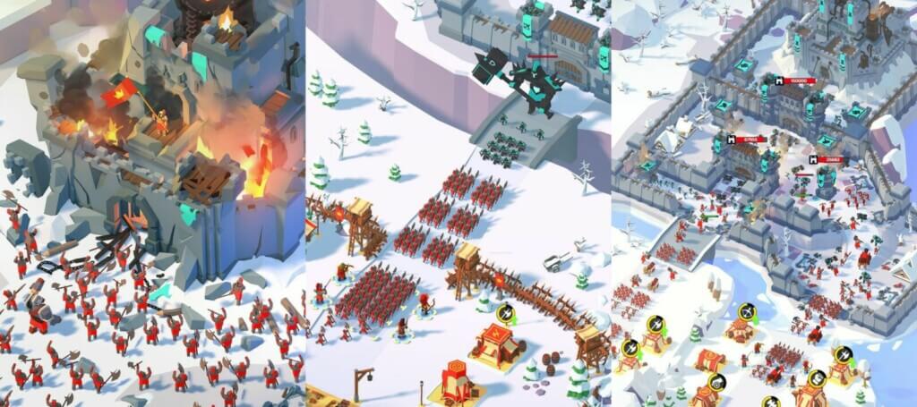 Соберите могучие отряды в игре Idle Siege