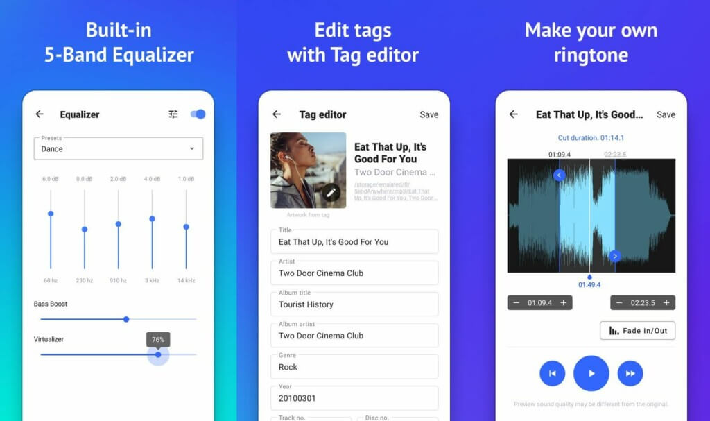 Offline Music Player - слушайте музыку без интернета
