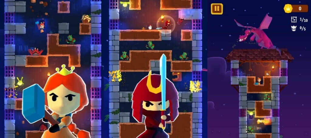 Геймплей в игре Once Upon a Tower