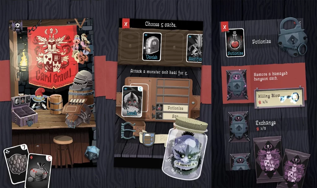Про сюжет в игре Card Crawl