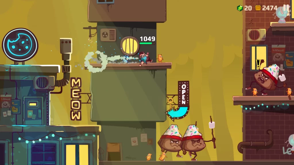 Механизм обновления в игре Cookies Must Die