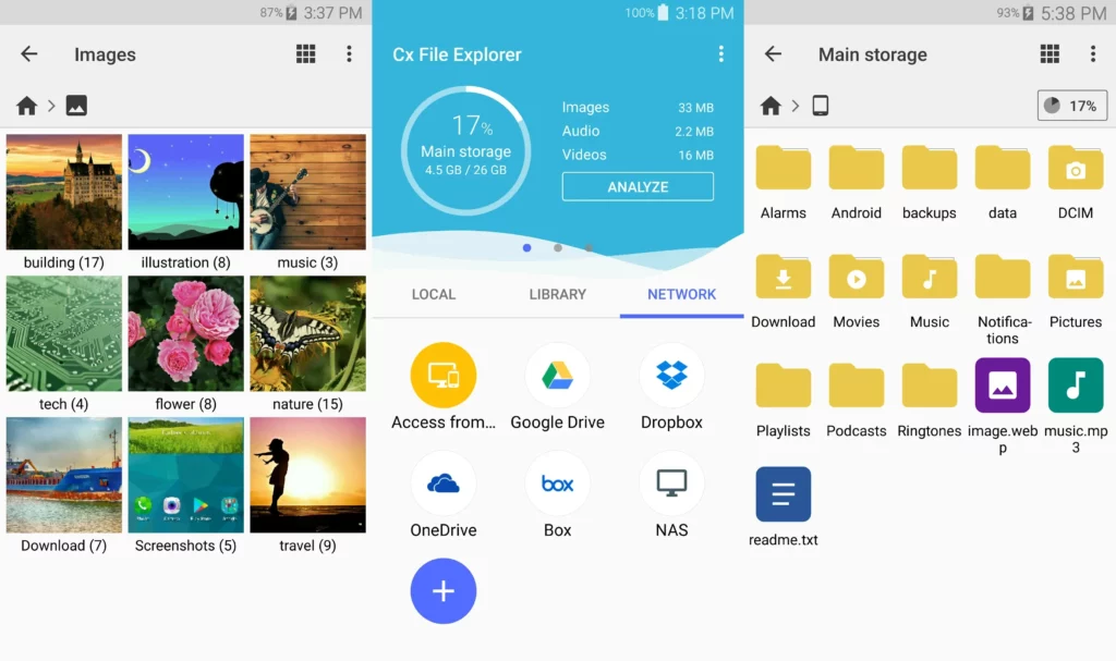Управление файлами на устройстве с помощью приложения Cx Проводник / Cx File Explorer