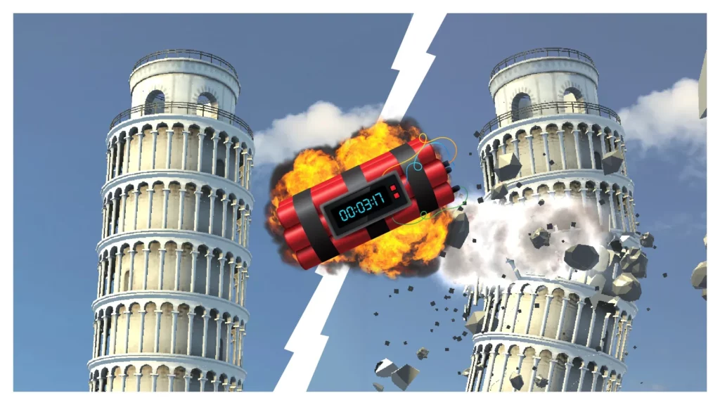 Графика и звук в игре Fake Island: Demolish!