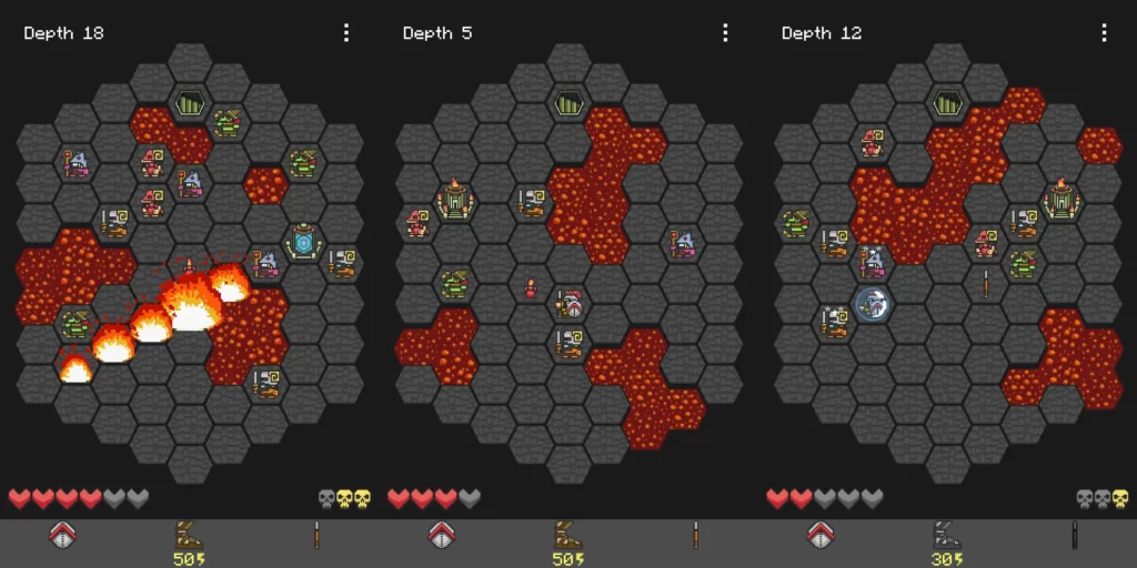 Механика игры Hoplite