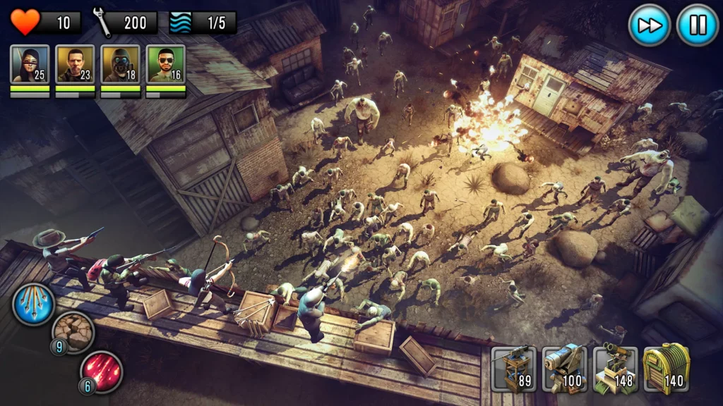 Варианты уровней и игровые режимы в Last Hope TD