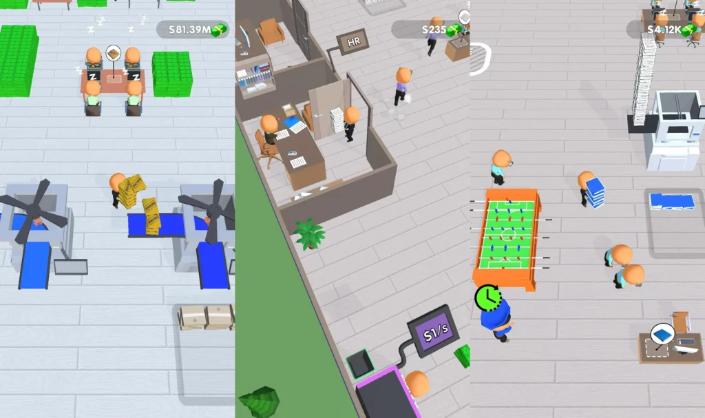 Нанимайте новый персонаж в игре Office Fever