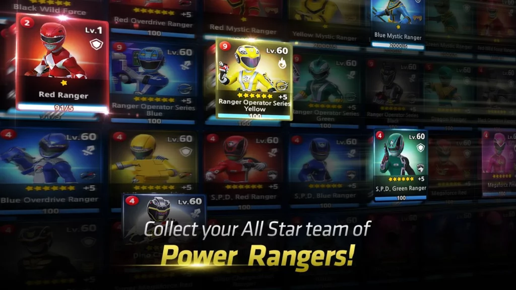 Основные характеристики игры Power Rangers: All Stars