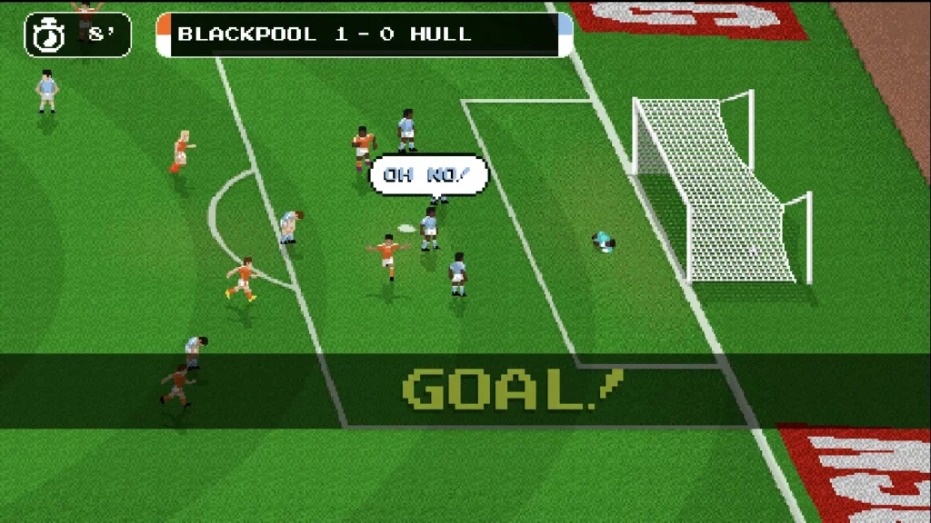 Игровая механика в игре Retro Goal