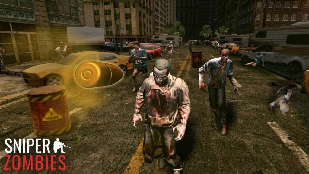 Большая карта в игре Снайпер зомби / Sniper Zombies