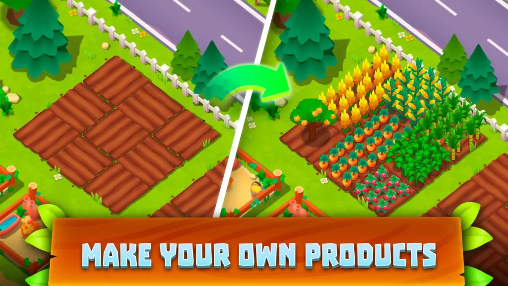Управляйте супермаркетом в игре Supermarket Village
